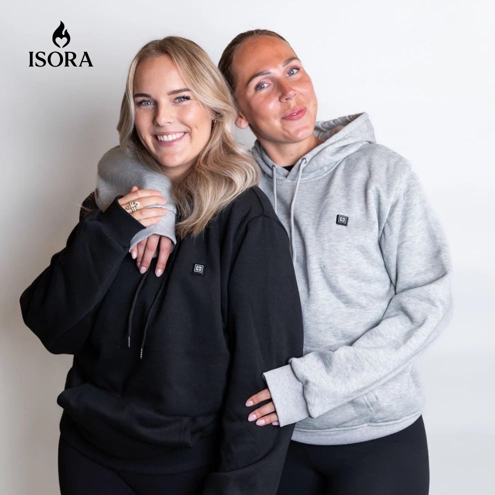 ISORA Värme Hoodie™ - Bärbar värme, maximal komfort