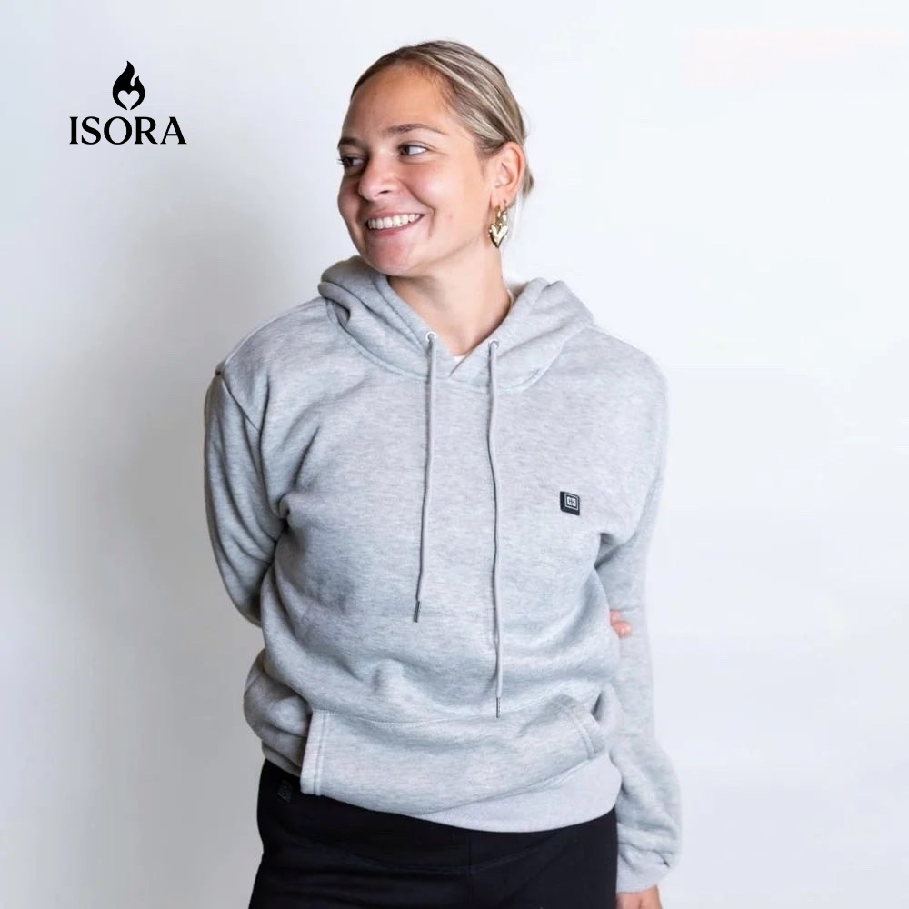 ISORA Värme Hoodie™ - Bärbar värme, maximal komfort